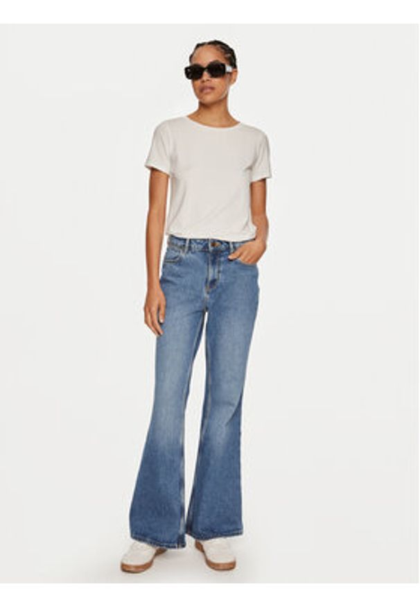 Wrangler Jeansy Fierce 112356799 Niebieski Flare Fit. Kolor: niebieski