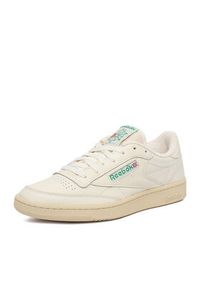 Reebok Sneakersy EO-CLUB C 85 VINTAGE 100000317 Écru. Kolor: kremowy. Materiał: skóra. Model: Reebok Club #3