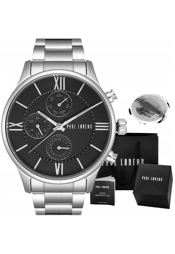 Zegarek męski Paul Lorens-SAVRES-1C1 Z GRAWEREM