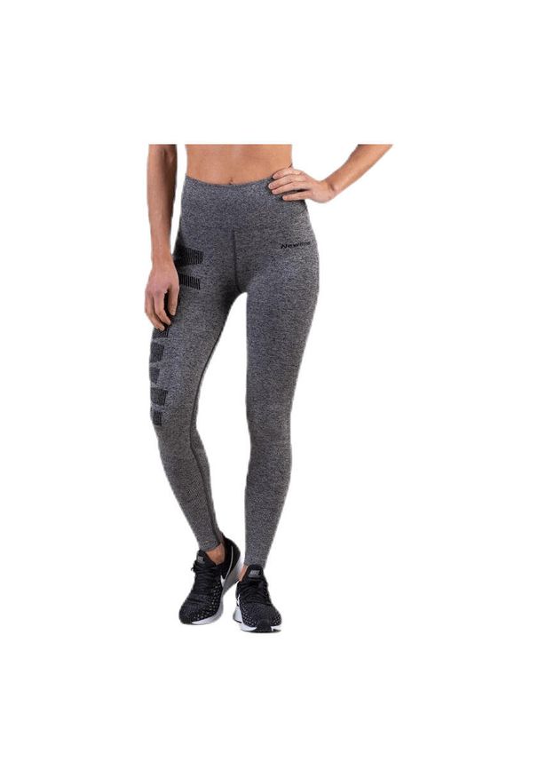 NewLine - Legginsy damskie Newline Jaquard. Kolor: szary
