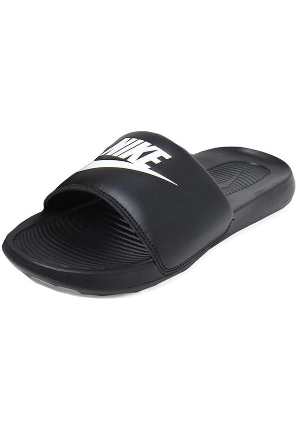 Nike - KLAPKI męskie NIKE VICTORI ONE CN9675-002 na basen lato czarne lekkie 46. Kolor: wielokolorowy, biały, czarny. Sezon: lato. Sport: pływanie