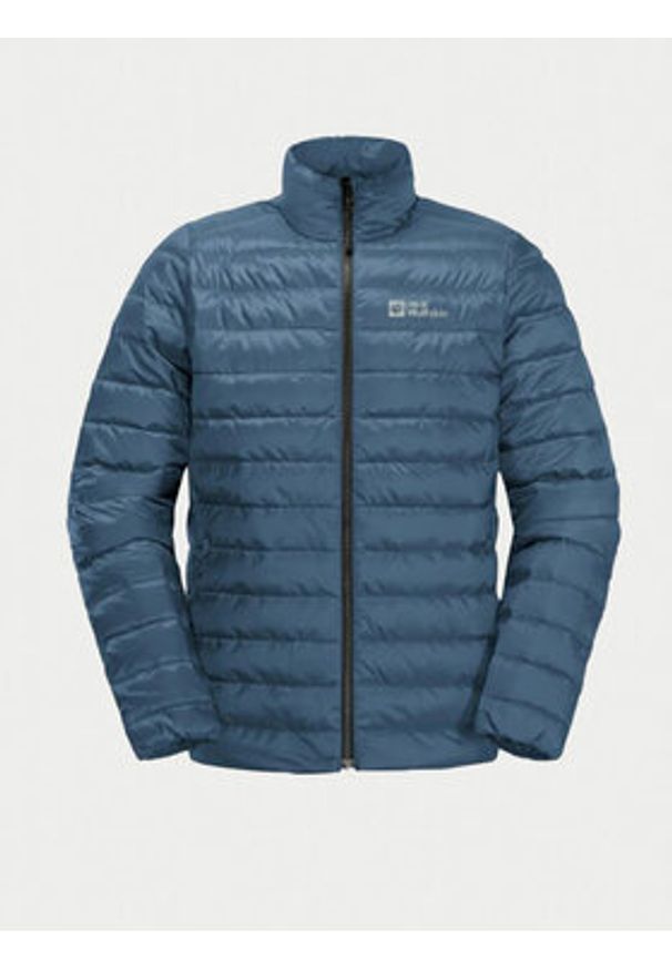 Jack Wolfskin Kurtka puchowa Pilvi 1207701 Granatowy Regular Fit. Kolor: niebieski. Materiał: syntetyk