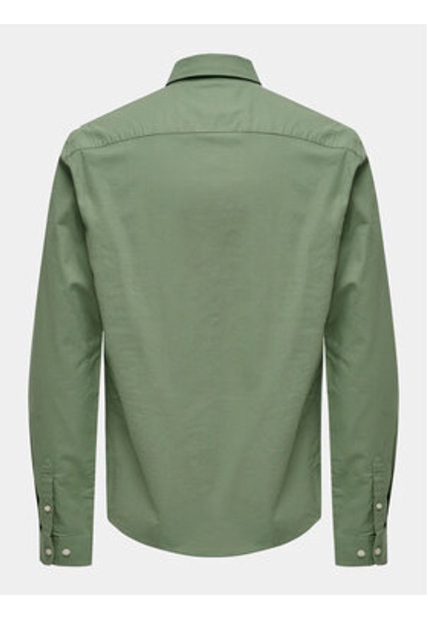 Only & Sons Koszula Neil 22019669 Zielony Slim Fit. Kolor: zielony. Materiał: bawełna