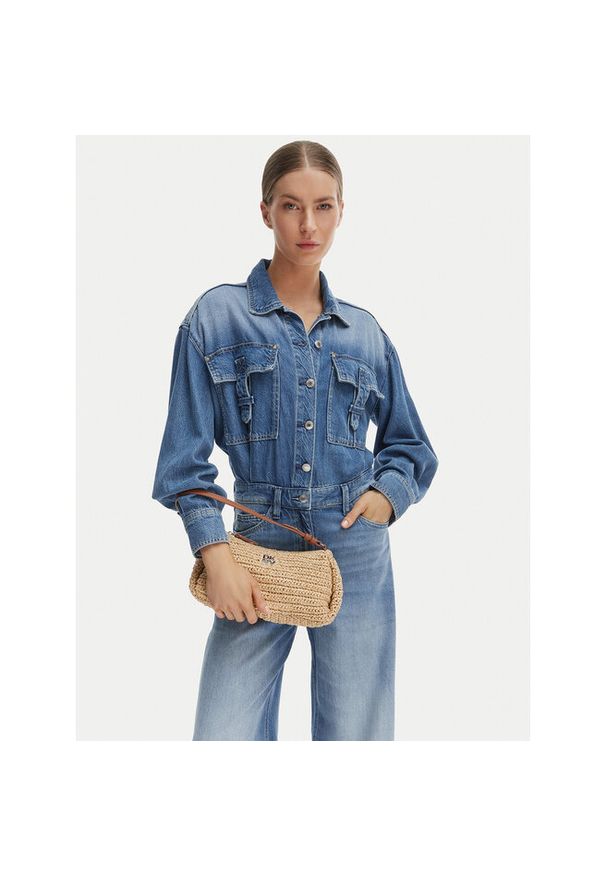 Torebka DKNY. Kolor: beżowy