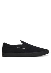 TOMMY HILFIGER - Tommy Hilfiger Tenisówki Vulc Core Slip On FM0FM05689 Czarny. Zapięcie: bez zapięcia. Kolor: czarny. Materiał: materiał #1