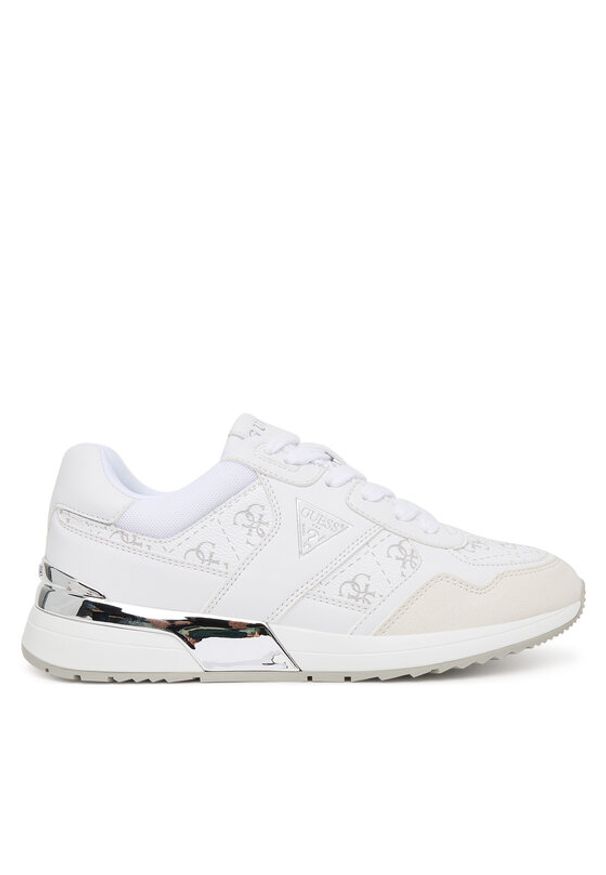 Guess Sneakersy FLFMIC ELE12 Biały. Kolor: biały. Materiał: skóra