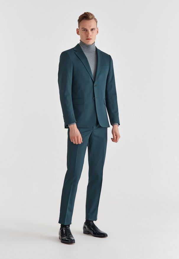 Pako Lorente - PAKO LORENTE – Spodnie męskie garniturowe P21SP-6G-058-Z. Sezon: wiosna, lato