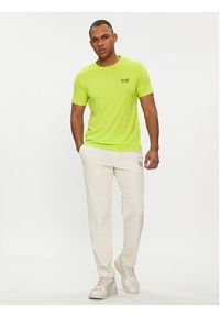 EA7 Emporio Armani T-Shirt 8NPT51 PJM9Z 1873 Zielony Regular Fit. Kolor: zielony. Materiał: bawełna
