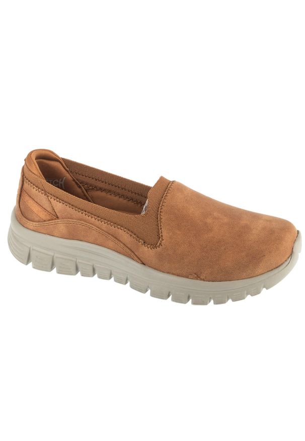 skechers - Buty sportowe Sneakersy damskie, Graceful - Leaning In. Kolor: beżowy. Sport: turystyka piesza