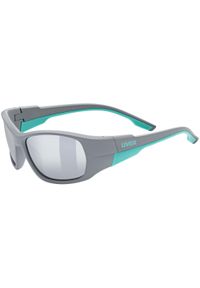 Uvex - Okulary dzięcięce UVEX Sportstyle 514. Kolor: niebieski, szary, wielokolorowy. Sport: turystyka piesza
