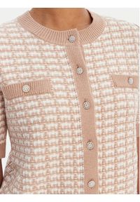 Morgan Sukienka dzianinowa 261-RMORESA Beżowy Slim Fit. Kolor: beżowy. Materiał: syntetyk #2