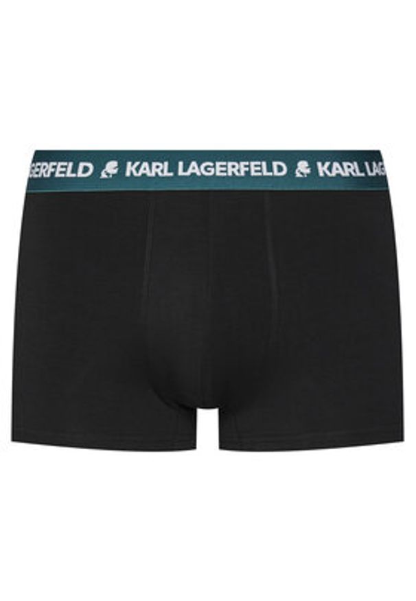 Karl Lagerfeld - KARL LAGERFELD Komplet 3 par bokserek A1M47021 Czarny. Kolor: czarny. Materiał: bawełna