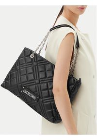 Love Moschino - LOVE MOSCHINO Torebka JC4145PP1MLA000B Czarny. Kolor: czarny. Materiał: skórzane #5