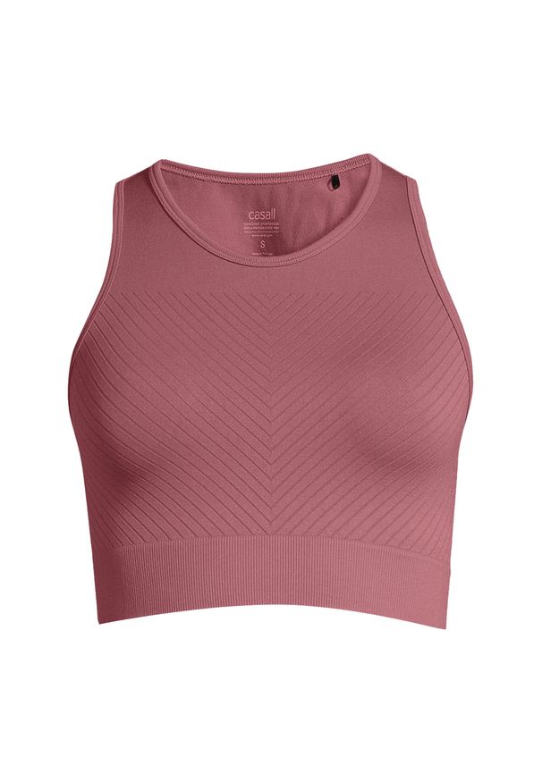 CASALL - Top treningowy damski Casall Essential Block Seamless Sport. Kolor: różowy