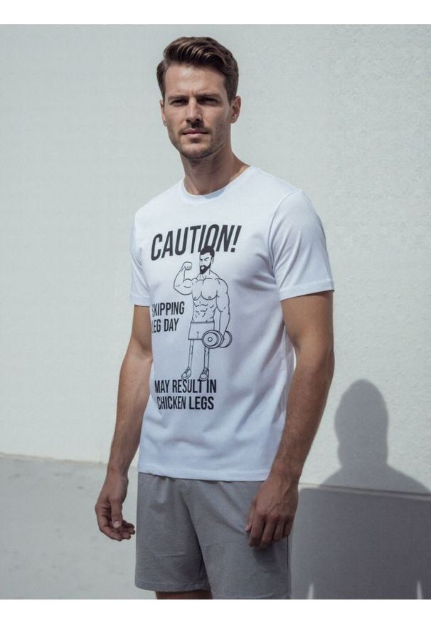 Sinsay - Bawełniana piżama dwuczęściowa z nadrukiem - wielobarwny. Materiał: bawełna. Wzór: nadruk