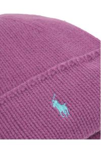 Polo Ralph Lauren Czapka 455954355010 Fioletowy. Kolor: fioletowy. Materiał: wełna #3
