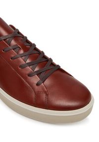 ecco - ECCO Sneakersy Soft 60 M Lace Up Premium 52546401053 Brązowy. Kolor: brązowy. Materiał: skóra #2