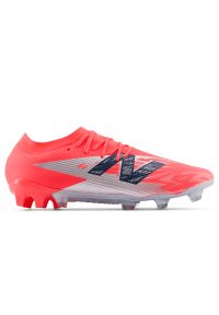 Korki męskie New Balance FURON TEAM FG V8 SF3FMP8 – czerwone. Kolor: czerwony. Materiał: materiał, syntetyk. Szerokość cholewki: normalna. Sport: piłka nożna