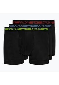 Bokserki męskie Nike Dri-FIT Ultra Stretch Micro Trunk 3 pary. Kolor: czarny. Technologia: Dri-Fit (Nike)