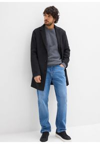 bonprix - Sweter z bawełny z recyklingu. Kolor: niebieski. Materiał: bawełna #3