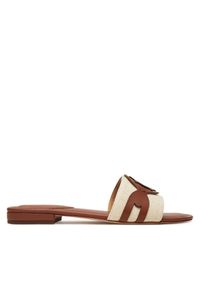 Lauren Ralph Lauren - Klapki LAUREN RALPH LAUREN. Kolor: beżowy