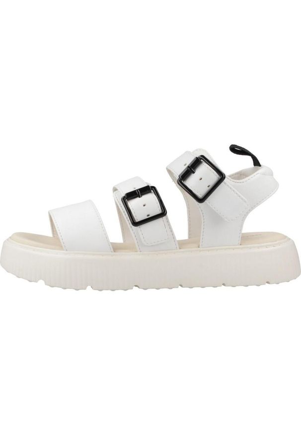 Sandały Geox Model J Sandal Kodette Gir Kolor Biały. Kolor: biały. Materiał: syntetyk. Sezon: lato