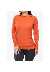 Bluza z kapturem damska Black Diamond Alpenglow Hoody. Typ kołnierza: kaptur. Kolor: pomarańczowy