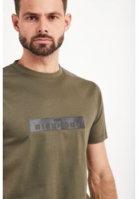 John Richmond - T-shirt Monstur JOHN RICHMOND. Materiał: bawełna. Wzór: nadruk. Styl: elegancki