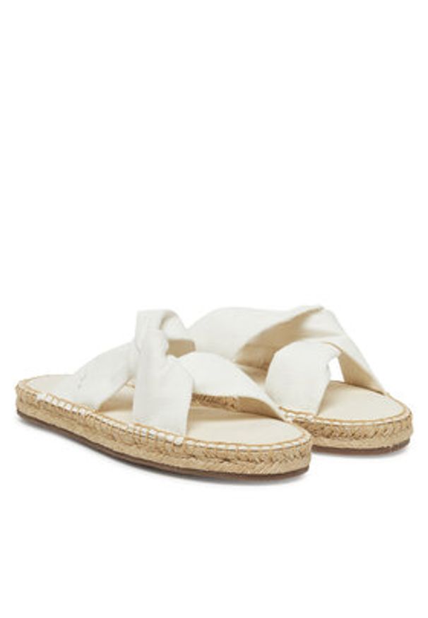 EMU Australia Espadryle Rowley W13169 Biały. Kolor: biały. Materiał: materiał
