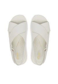 Clarks Sandały DashLite Wish 26186583 Biały. Kolor: biały. Materiał: skóra #3