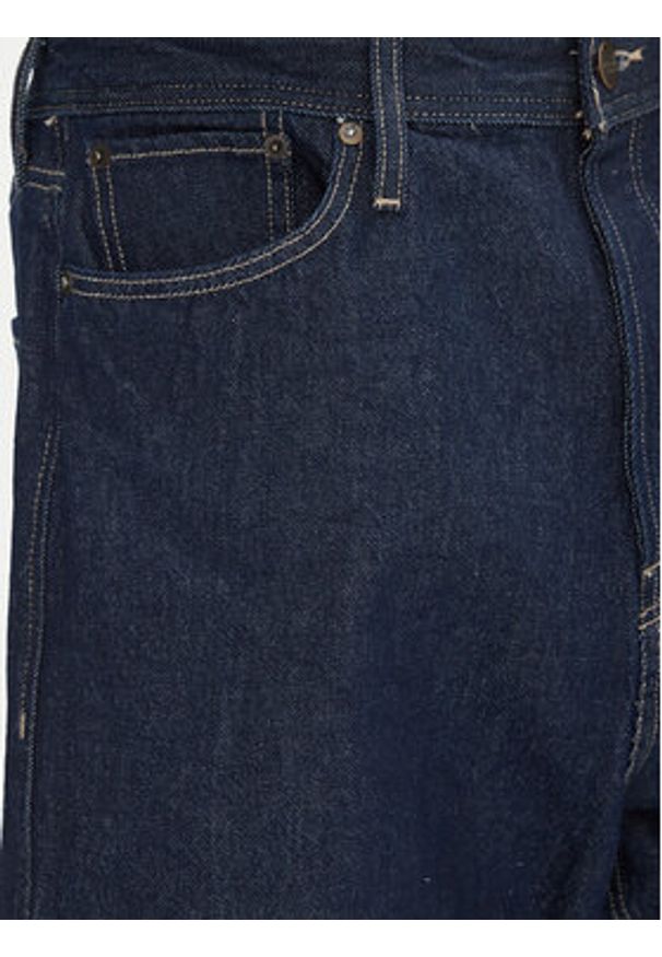 Jack & Jones - Jack&Jones Szorty jeansowe Ron 12272214 Granatowy Baggy Fit. Kolor: niebieski. Materiał: bawełna