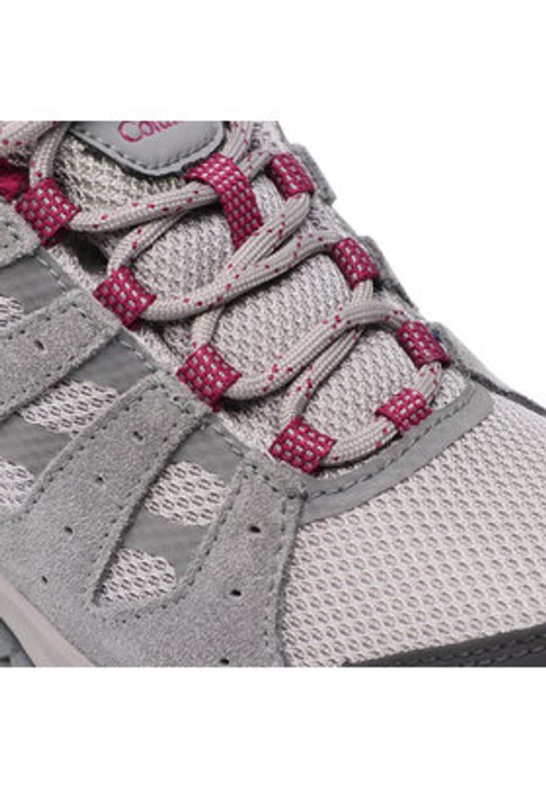 columbia - Columbia Trekkingi Redmond III Waterproof BL0169 Szary. Kolor: szary. Materiał: zamsz, skóra