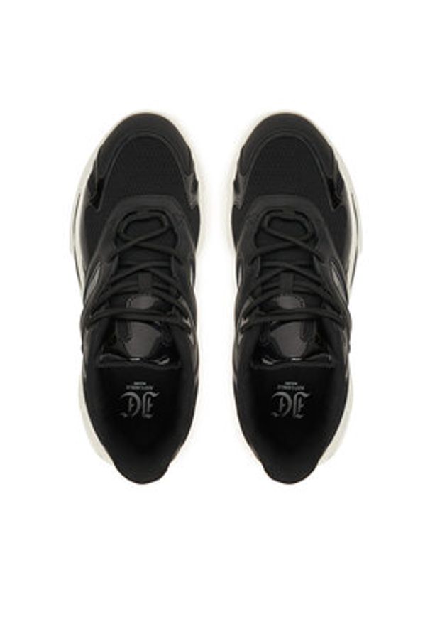 Just Cavalli Sneakersy 79QA3SA1 ZSD34 Czarny. Kolor: czarny. Materiał: materiał