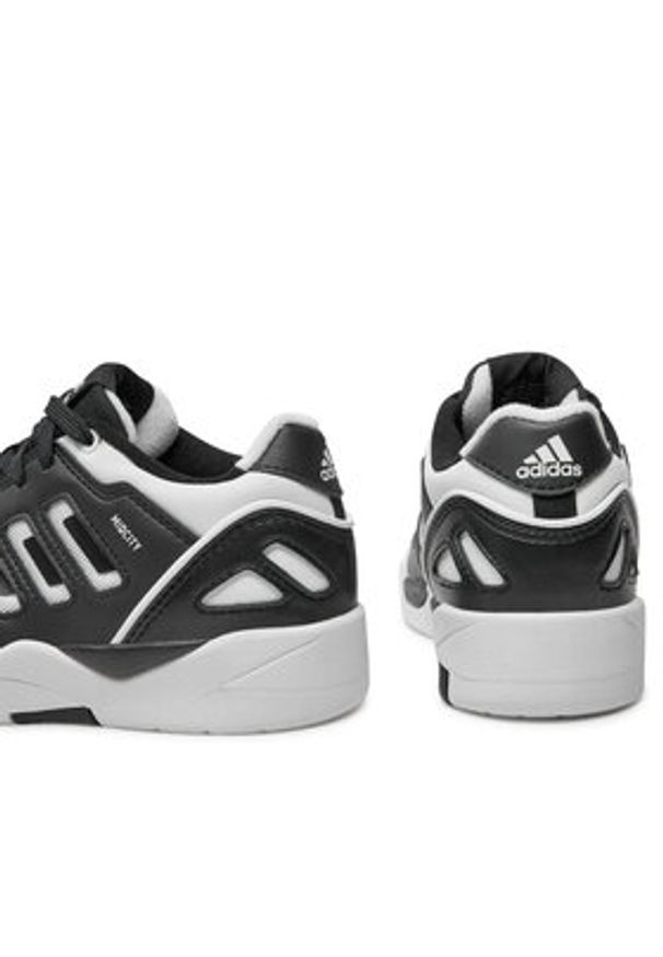 Adidas - adidas Sneakersy Midcity Low IG7057 Czarny. Kolor: czarny. Materiał: skóra