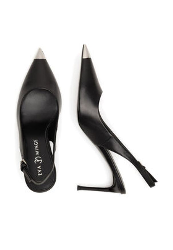 Eva Minge Szpilki LIA-V1538-235-1 Czarny. Kolor: czarny. Materiał: skóra. Obcas: na szpilce