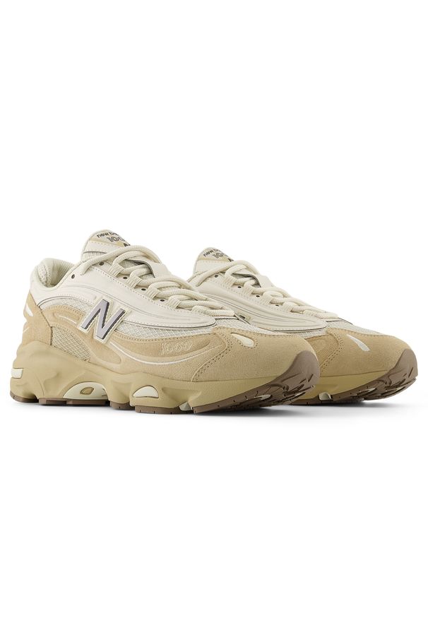 Buty unisex New Balance M1000PSP – beżowe. Okazja: na spacer, na co dzień. Kolor: beżowy. Materiał: dresówka. Szerokość cholewki: normalna. Sezon: lato. Sport: turystyka piesza