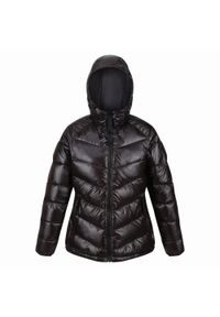 Toploft III Regatta damska turystyczna kurtka zimowa puchowa. Kolor: czarny. Materiał: puch. Sezon: zima. Sport: turystyka piesza #1