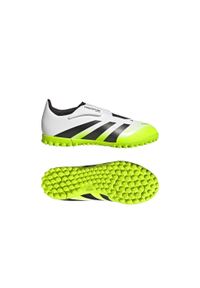 Adidas - Dziecięce buty piłkarskie adidas Predator Club Brides TF. Zapięcie: rzepy. Kolor: wielokolorowy, biały, czarny. Sport: piłka nożna #2
