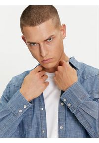 Levi's® Koszula jeansowa Barstow Western 85744-0067 Niebieski Standard Fit. Kolor: niebieski. Materiał: bawełna #5