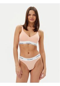 Calvin Klein Underwear Biustonosz top 000QF7900E Pomarańczowy. Kolor: pomarańczowy. Materiał: bawełna #4