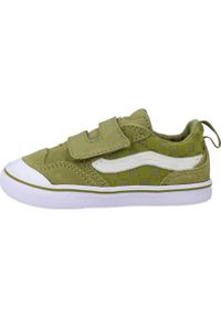 Vans - Kapcie VANS COMFYCUSH NEW SKOOL Zielony. Kolor: zielony. Materiał: tkanina