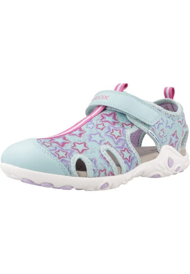 Geox - Sandały GEOX J S.WHINBERRY G. C Zielony. Kolor: zielony. Materiał: tkanina. Sezon: lato