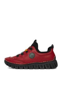 Rieker Sneakersy CEO-57550-33 Czerwony. Kolor: czerwony. Materiał: skóra #4