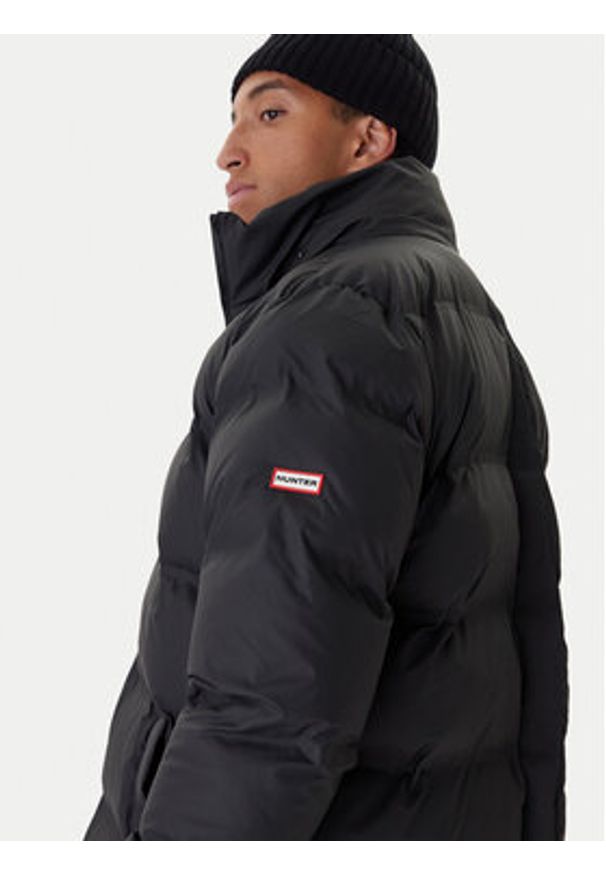 Hunter Płaszcz zimowy Bretton HARM0023252 Czarny Regular Fit. Kolor: czarny. Materiał: syntetyk. Sezon: zima