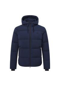 EURO-STAR - Kurtka z kapturem Euro-Star Carson. Typ kołnierza: kaptur. Kolor: niebieski. Materiał: puch #1