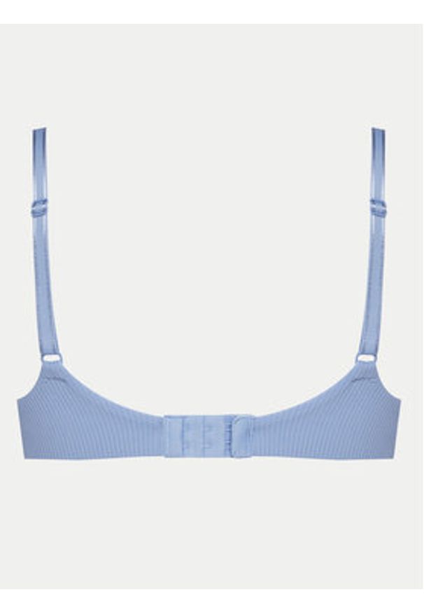 Hunkemöller Biustonosz bezfiszbinowy Lola 301081 Błękitny. Kolor: niebieski. Materiał: syntetyk