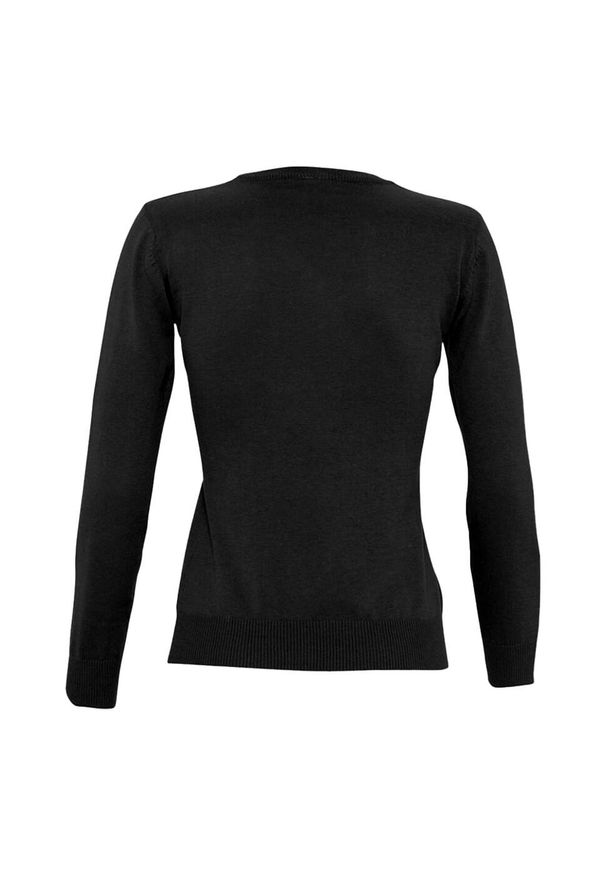 SOL'S - Bluza Damska Galaxy Z Dekoltem V. Kolor: czarny