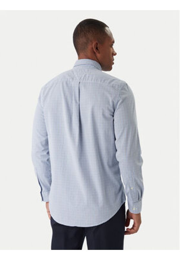 TOMMY HILFIGER - Tommy Hilfiger Koszula MW0MW39459 Niebieski Regular Fit. Kolor: niebieski. Materiał: bawełna