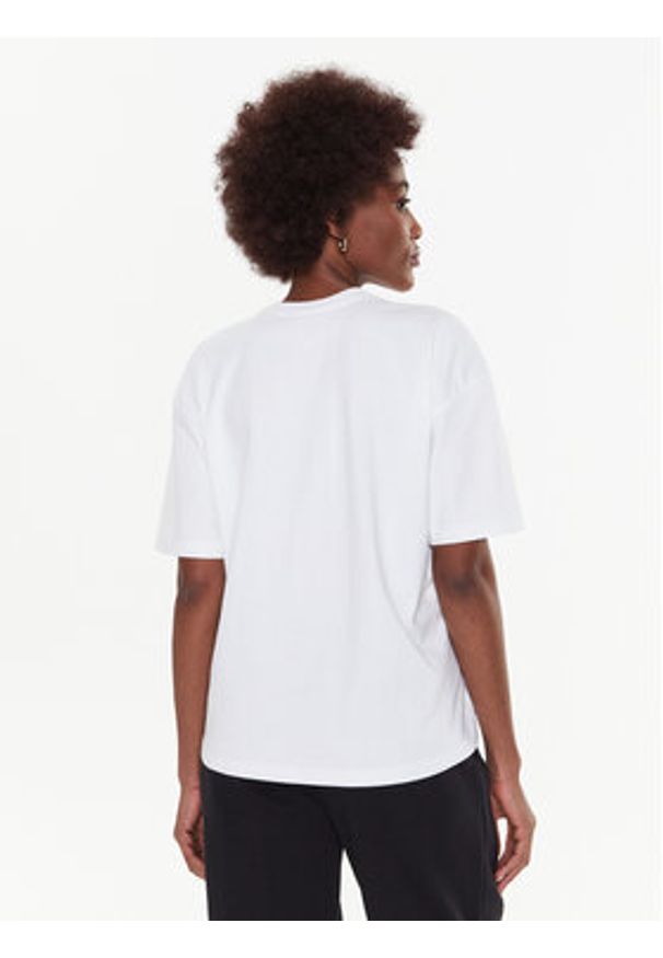 Calvin Klein Jeans T-Shirt J20J220768 Biały Relaxed Fit. Kolor: biały. Materiał: bawełna