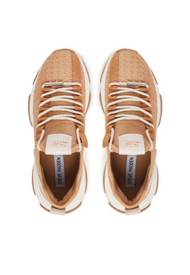 Steve Madden Sneakersy Mileage SM11003785 Brązowy. Kolor: brązowy. Materiał: materiał